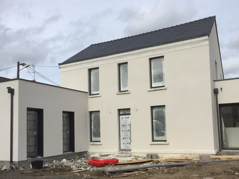 Chantier rénovation maison et extension neuve secteur St-Léonard (49)