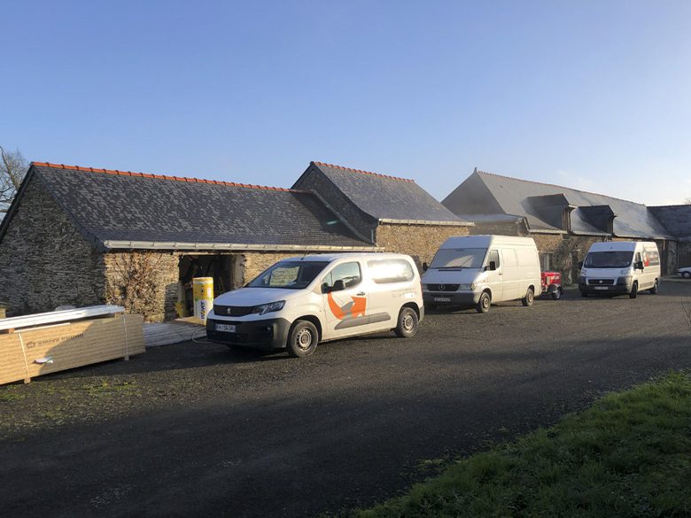 Chantier à Villemoisan (49)