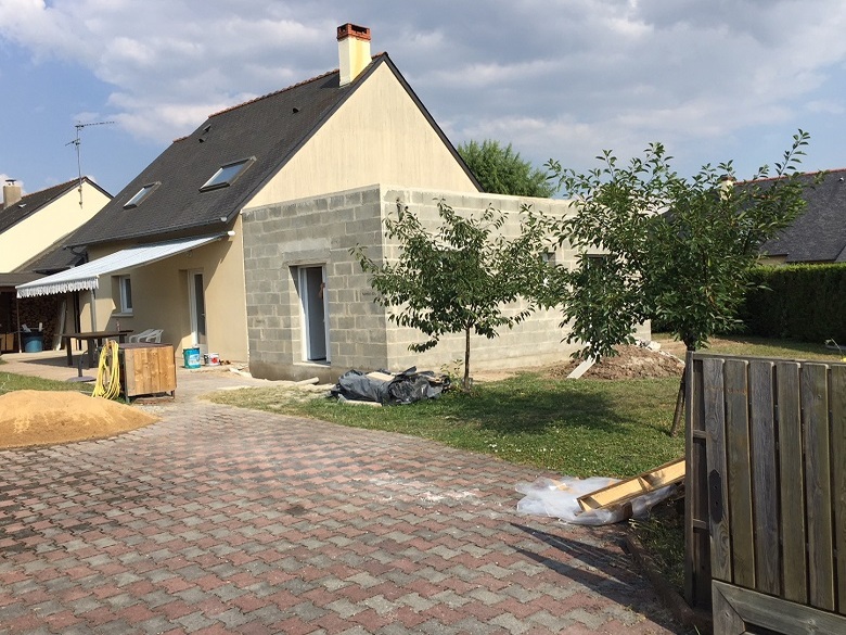 Chantier Plâtrerie, Isolation et carrelage à St-Sylvain d'Anjou (49)