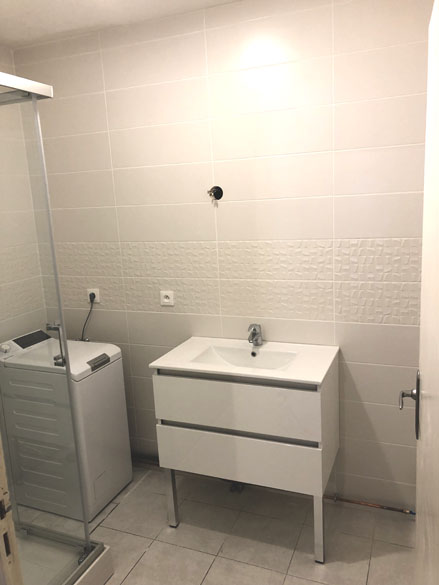 Rénovation d'une salle de bain à Avrillé (49)