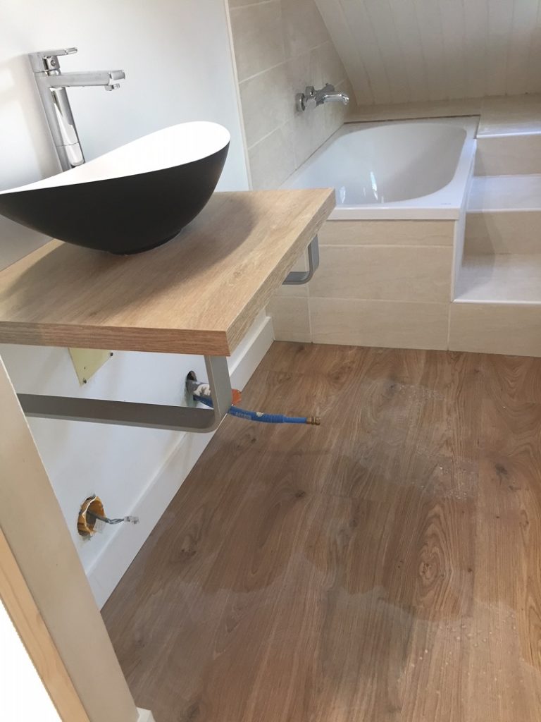 Chantier Salle de bain aux Ponts de Cé