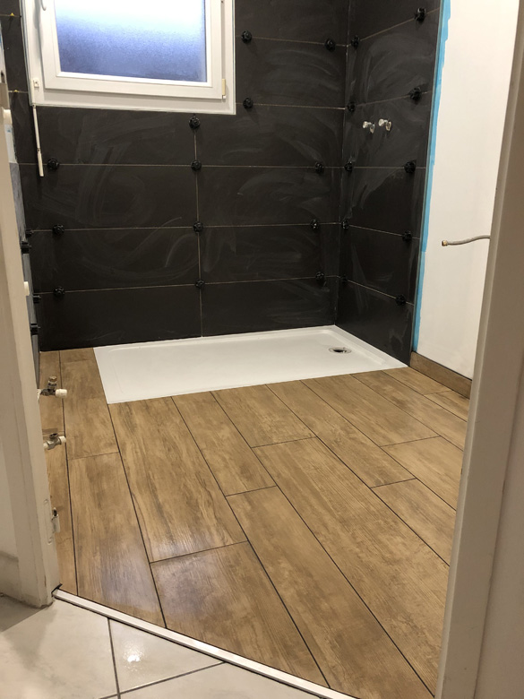 Chantier faïence et carrelage Trélazé (49)